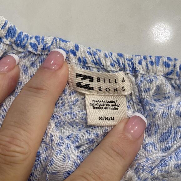 Billabong Dress Womens Medium Floral Fairy Maxi Sundress babydoll whimsical y2k - Picture 3 of 4